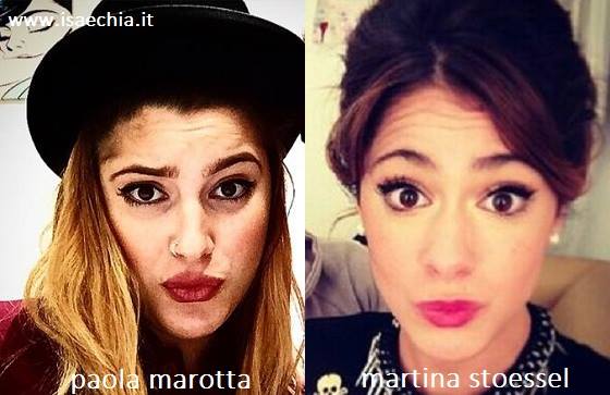 Somiglianza tra Paola Marotta e Martina Stoessel preview