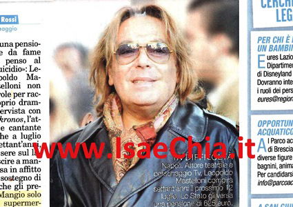 Leopoldo Mastelloni: “Ho una pensione da fame e a volte penso al suicidio. Lo Stato abbandona gli artisti!” article-post