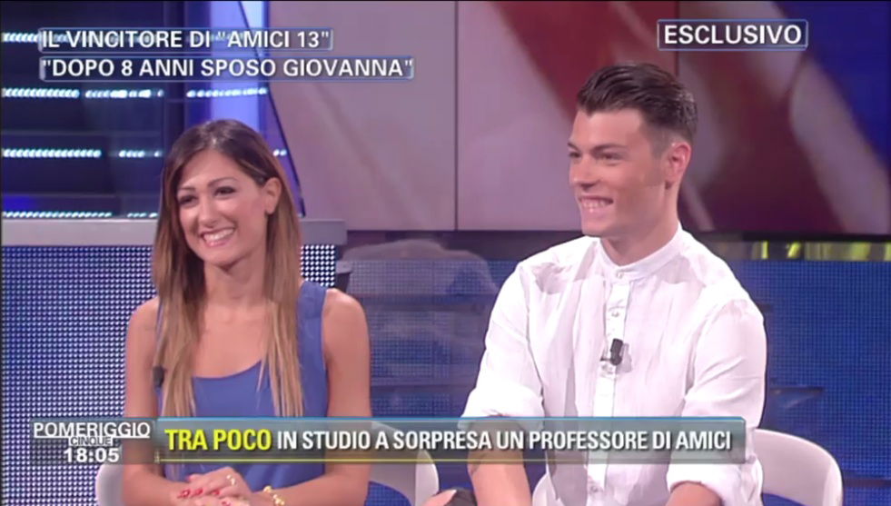 Vincenzo Durevole e Giovanna D’Anna a ‘Pomeriggio 5’: “Ci sposeremo presto!” article-post