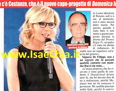 Maria De Filippi: “Sanremo? Mi sarebbe piaciuto. Ma vi spiego perché non ci sarò!” preview