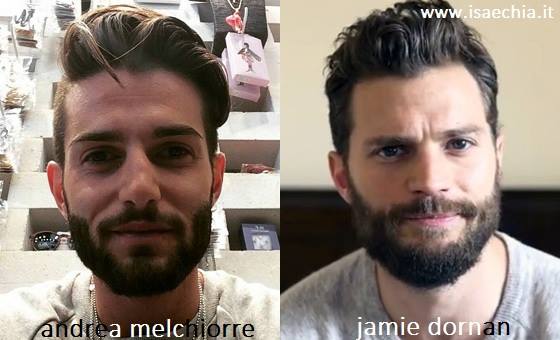Somiglianza tra Andrea Melchiorre e Jamie Dornan preview
