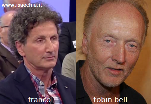 Somiglianza tra Franco e Tobin Bell