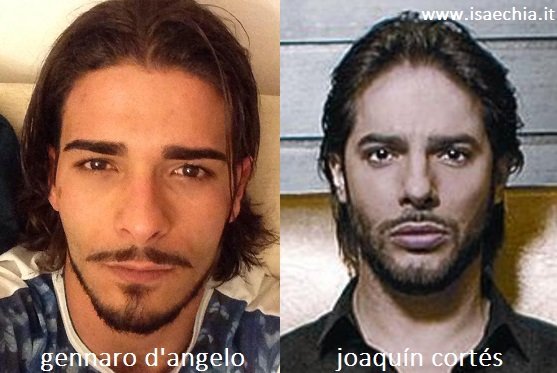 Somiglianza tra Gennaro D'Angelo e Joaquín Cortés