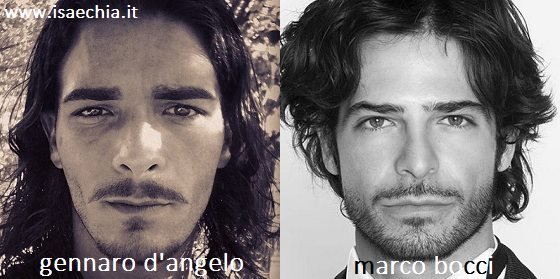 Somiglianza tra Gennaro D’Angelo e Marco Bocci