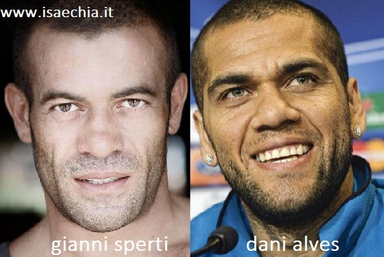 Somiglianza tra Gianni Sperti e Dani Alves preview