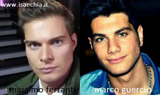 Somiglianza tra Massimo Ferranti e Marco Guercio