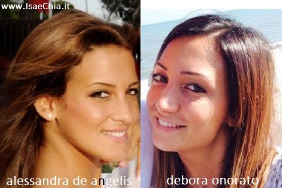 Somiglianza tra Alessandra De Angelis e Debora Onorato article-post