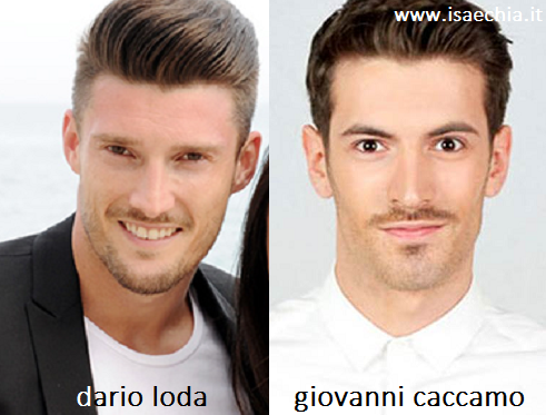 Somiglianza tra Dario Loda e Giovanni Caccamo preview