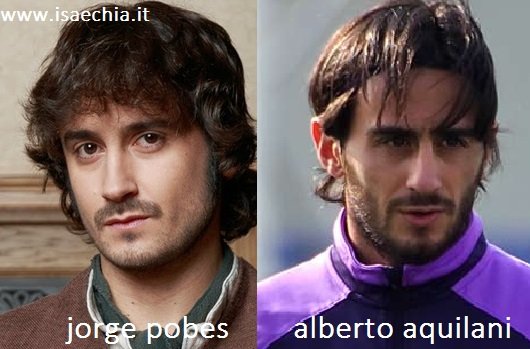 Somiglianza tra Jorge Pobes e Alberto Aquilani