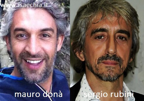 Somiglianza tra Mauro Donà e Sergio Rubini