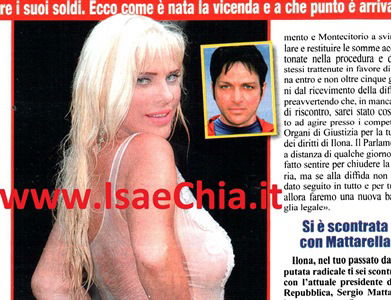 Ilona Staller: “Voglio gli arretrati sul vitalizio!” preview