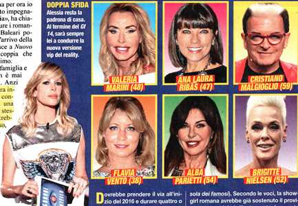 Arriva il Grande Fratello Vip e il cast è già in guerra, mentre Alessia Marcuzzi potrebbe condurre col pancione! article-post