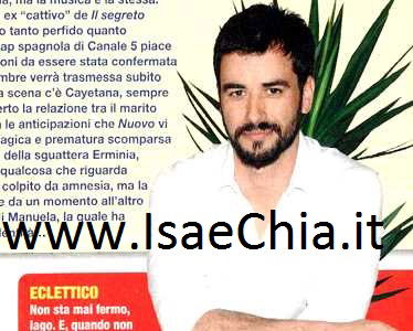 Iago Garcia de Il segreto: “Il mio perfido Olmo muore, ma io continuo a essere… Cattivo!” article-post