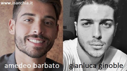Somiglianza tra Amedeo Barbato e Gianluca Ginoble