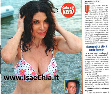 Carmen Di Pietro: “A cinquant’anni non sono ancora vecchia e con Giuseppe voglio avere un terzo figlio!” preview