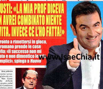 Max Giusti: “La mia prof diceva che non avrei combinato niente nella vita. Invece ce l’ho fatta!” preview