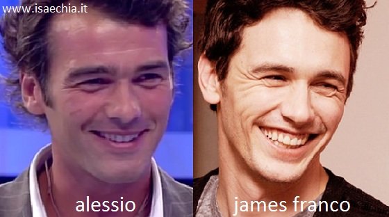 Somiglianza tra Alessio Consorte e James Franco