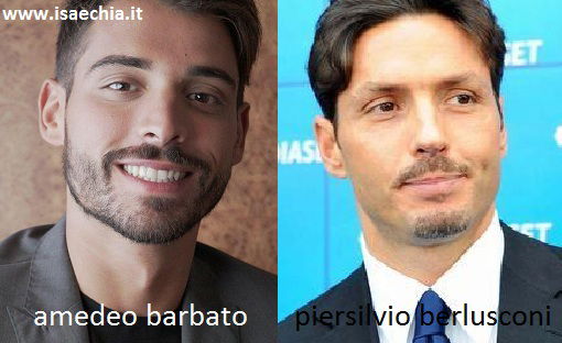 Somiglianza tra Amedeo Barbato e Pier Silvio Berlusconi preview