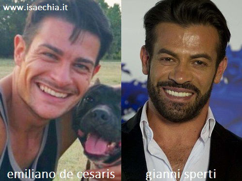 Somiglianza tra Emiliano De Cesaris e Gianni Sperti preview
