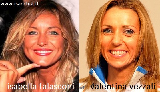Somiglianza tra Isabella Falasconi e Valentina Vezzali