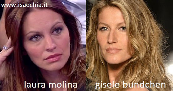 Somiglianza tra Laura Molina e Gisele Bundchen preview