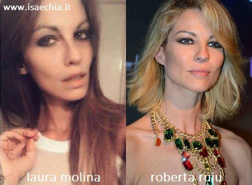 Somiglianza tra Laura Molina e Roberta Ruiu preview