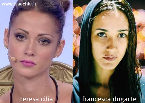 Somiglianza tra Teresa Cilia e Francesca Dugarte preview