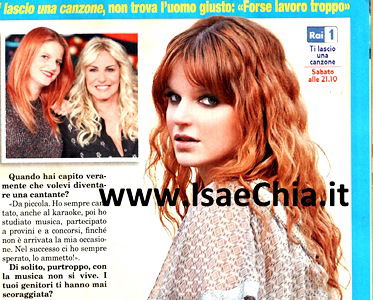 Chiara Galiazzo: “Cantare l’amore mi porta sfortuna!” preview