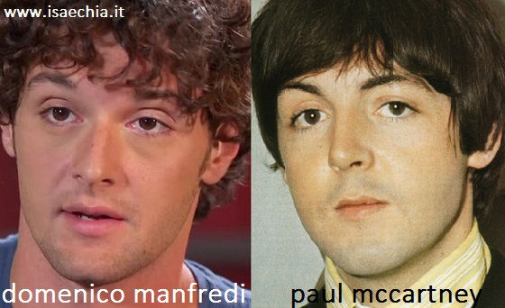 Somiglianza tra Domenico Manfredi e Paul McCartney article-post