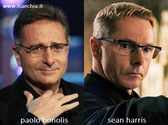 Somiglianza tra Paolo Bonolis e Sean Harris