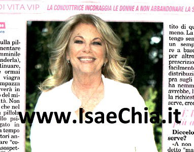 Rita Dalla Chiesa: “Io ho sempre in borsa una pillola rosa…E funziona!” article-post