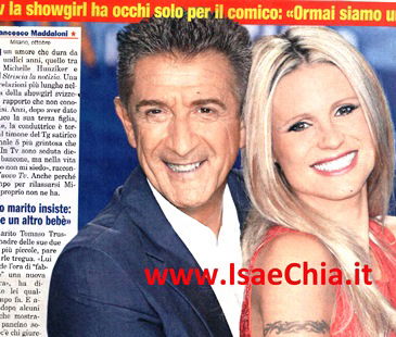 Michelle Hunziker: “Ezio Greggio sarà il padrino del mio quarto figlio!” preview