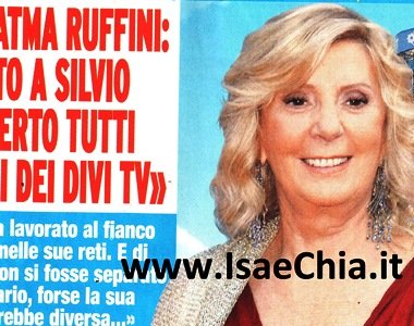 L’autrice tv Fatma Ruffini: “Vi racconto di Silvio Berlusconi e Veronica Lario, di quando Mara Venier si è inginocchiata e Belén Rodriguez mi ha mentito!”