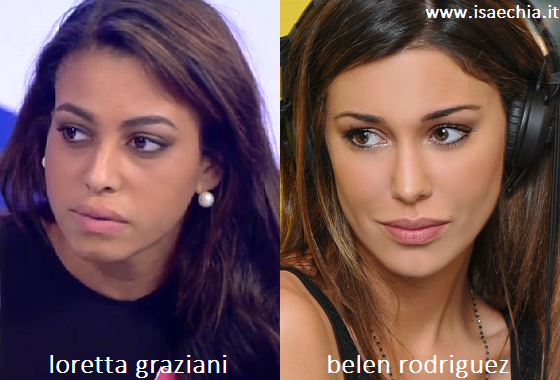 Somiglianza tra Loretta Graziani e Belen Rodriguez article-post