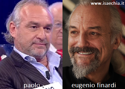 Somiglianza tra Paolo ed Eugenio Finardi