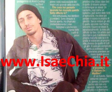 Marcello Sacchetta: “Ho ballato per Justin Bieber e fatto il provino per Michael Jackson. Ora lavoro con ‘mio fratello’, Stefano De Martino!” article-post