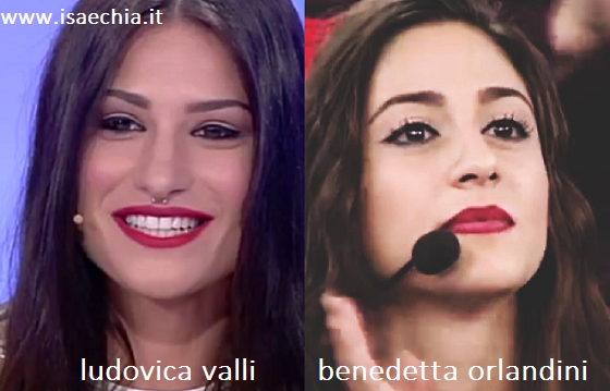 Somiglianza tra Ludovica Valli e Benedetta Orlandini preview
