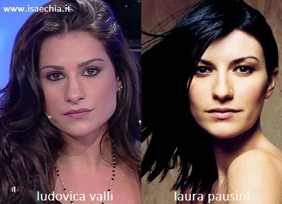 Somiglianza tra Ludovica Valli e Laura Pausini article-post
