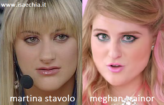 Somiglianza tra Martina Stavolo e Meghan Trainor article-post