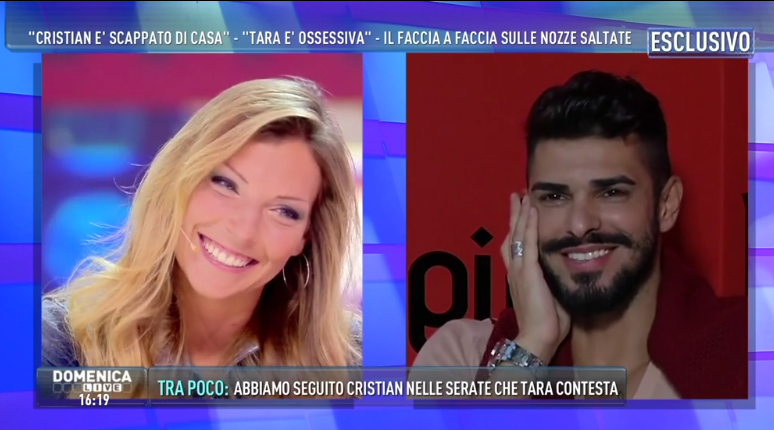 Cristian Gallella e Tara Gabrieletto a ‘Domenica Live’: “Avremo presto un confronto faccia a faccia a casa nostra!” preview