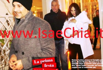 Raoul Bova, Rocio Munoz Morales e la piccola Luna: la prima festa con i nonni! preview