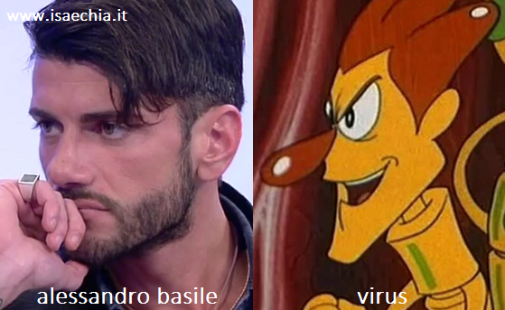 Somiglianza tra Alessandro Basile e il Virus di ‘Esplorando il corpo umano’ preview