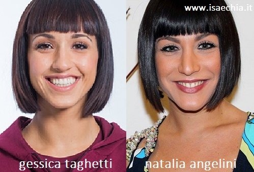 Somiglianza tra Gessica Taghetti e Natalia Angelini