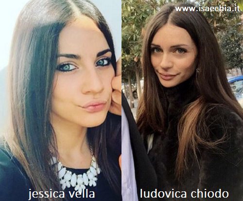 Somiglianza tra Jessica Vella e Ludovica Chiodo