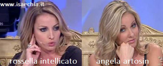 Somiglianza tra Rossella Intellicato e Angela Artosin preview