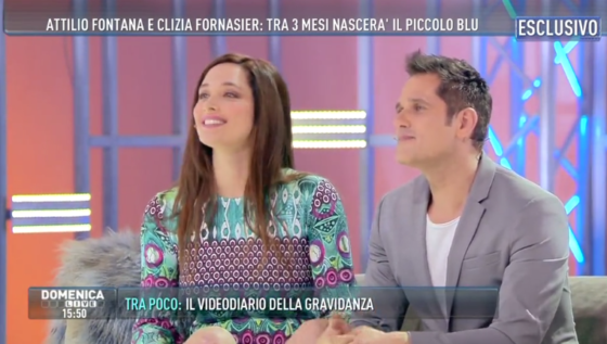 Domenica Live - Attilio Fontana e Clizia Fornasier