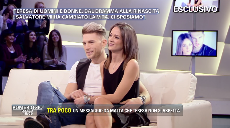 Salvatore Di Carlo e Teresa Cilia a ‘Pomeriggio 5’: “A settembre convoleremo a nozze!” article-post