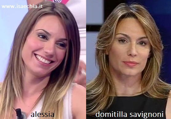 Somiglianza tra Alessia, corteggiatrice di Andrea Damante a ‘Uomini e Donne’, e Domitilla Savignoni preview