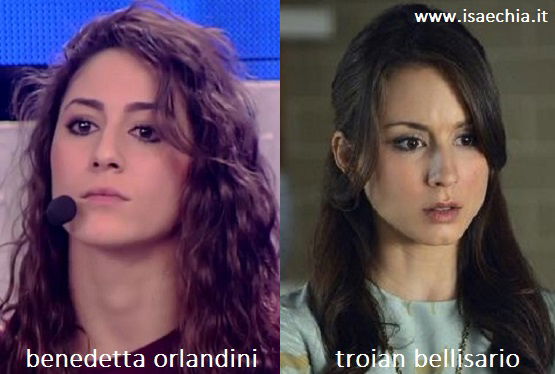 Somiglianza tra Benedetta Orlandini e Troian Bellisario preview