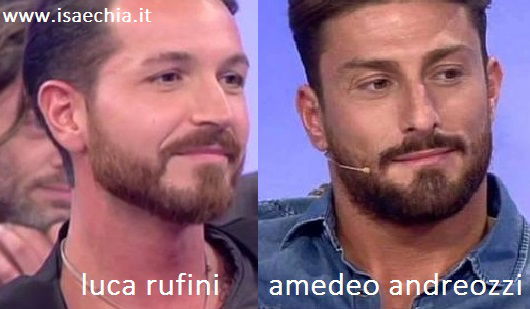 Somiglianza tra Luca Rufini e Amedeo Andreozzi article-post